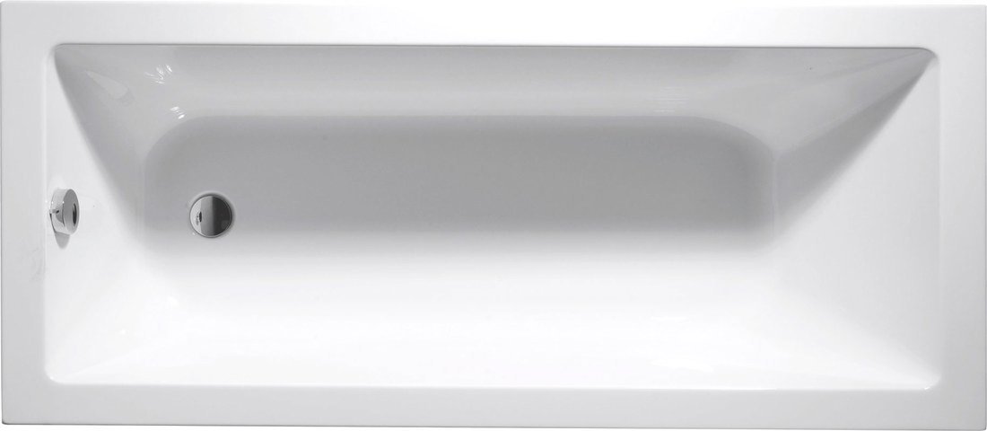 vana 170x70x42cm DOUBRAVA obdélníková bez nožiček, bílá